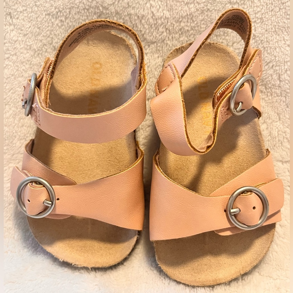 Old Navy Shoes Pink Sandals Size 6-12 Months USED